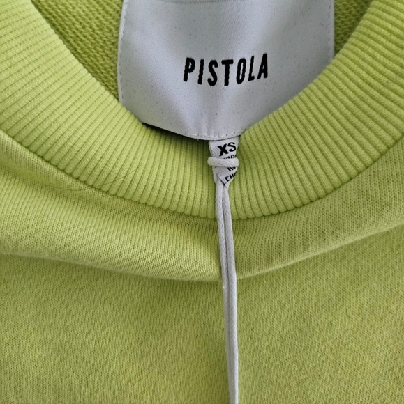 Pistola Kristen shoulder pad sweatshirt citron - Picture 5 of 6